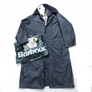 Deadstock 90s Barbour burghley c40 ネイビー　　　デッドストック　バブアー　バーレー　ステンカラーコート　