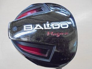 【中古品】BALDO　Magna BLACK VERSION　ドライバー　Miyiazaki B・Asha4　ロフト：不明　フレックス：S