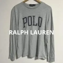 【素敵なデザイン❗️】POLO RALPH LAUREN デカロゴ ロンTシャツ