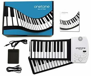 【中古】 ONETONE ワントーン ロールピアノ 88鍵盤 スピーカー内蔵 充電池駆動 トランスポーズ機能 MIDI対