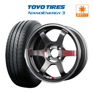 サマータイヤ ホイール 4本 レイズ ボルク TE37 ソニック SL TOYO NANOENERGY ナノエナジー 3 165/50R15