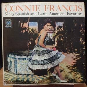 【FS299】CONNIE FRANCIS「Sings Spanish & Latin American Favorites」, 60 US mono Original　★ラテン/ボーカル