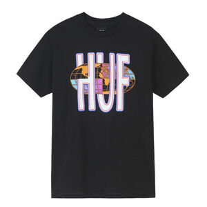 HUF Quake USA T-Shirt Black S Tシャツ