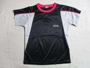 BA552【HEGEN】ヘーゲン　スポーツ　半袖　Tシャツ　女児　黒　150