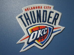 ～小物～ NBA x オクラホマシティ・サンダー Oklahoma City Thunder ワッペン 1枚 (B)
