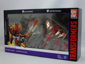 29_TT 8F0) トランスフォーマー DECEPTICON TRIPLE CHANGERS BLITZWING＆ASTROTRAIN