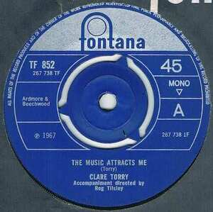 ●CLARE TORRY / THE MUSIC ATTRACTS ME [UK 45 ORIGINAL 7inch シングル GIRLS PINK FLOYD 試聴]