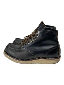 RED WING◆IRISH SETTER 6 MOC/USA製/復刻犬タグ/25.5cm/ブラック/レザー/9874