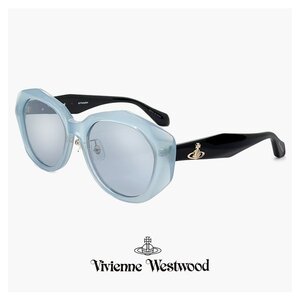 新品 41-5002 c01 54mm レディース ヴィヴィアン ウエストウッド サングラス ミラーレンズ Vivienne Westwood キャットアイ フォックス 型