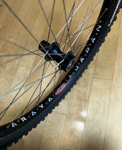 ●●ARAYA RM930 DISC ホイール 26インチ ハブ Ringle リア用 12mmアクスル Yeti DH8 で使用 ●●