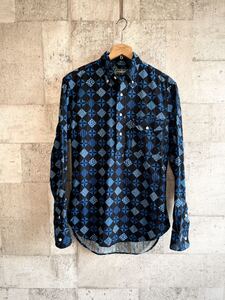 USA製 GITMAN BROS VINTAGE PULLOVER B/D SHIRT アメリカ製 ギットマン ヴィンテージ プルオーバー 総柄ボタンダウンシャツ オリジナル