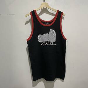 ☆送料無料☆VOLCOM☆タンクトップ☆メンズL☆黒☆ストリート☆西海岸☆C21c