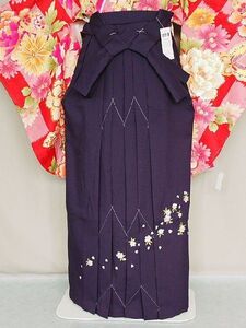 女袴 袴 刺繍柄入り袴 送料無料 お仕立て上がり サイズ99 X3414M-LL