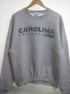 一点物!! NIKE ナイキ ビンテージ プリントスウェット CAROLINA FOOTBALL 97 MADE IN USA サイズ M