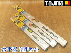 〇【新品未使用】TAJIMA タジマ 水平器 マグネット付 ボックスレベルスタンダード 600mm・450mm・380mm BX2-S60M BX2-S45M BX2-S38M ①