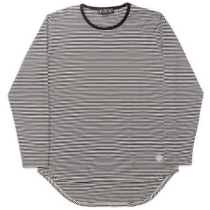 新品 BAL DUCK TAIL THIN STRIPED TEE Mサイズ ダックテイル ストライプ Tシャツ 長袖 カットソー Black ブラック バル bal Original