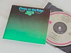 【松下電器プレス87年盤】YES / Close To The Edge CD ATLANTIC US 19133-2 MADE IN JAPAN BY MATSUSHITA ELECTRIC IND.CO.LTD.,赤ラベル盤