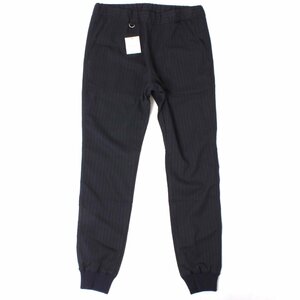 【タグ付き・新品】uniform experiment TR STRIPE SERGE RIBBED EASY PANT 定価28,000円 3 ネイビー ユニフォームエクスペリメント