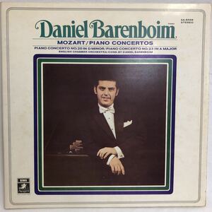 [LP] Daniel Barenboim ダニエル・バレンボイム(ピアノ&指揮) ピアノ協奏曲 第20番 二短調 / 第23番 イ長調 イギリス室内管弦楽団