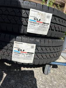 ブリヂストン ブリザック VL1　165/80R14 91/90N (6P) 2本