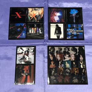 X JAPAN　CDジャケットデザイン　ステッカー　非売品　当時物　★★★送料無料★★★　超レア