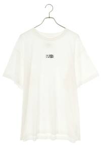 エムエムシックス Tシャツ 23SS サイズ:M カレンダータグコットンTシャツ 中古 BS99