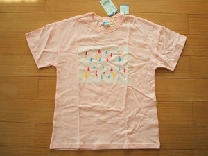 BREEZE★ロゴプリントＴシャツ・ピンク★タグ付き