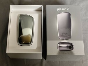 ◆ ploom X プルーム・エックス スターターキット PX1 シルバー 加熱式タバコ 電子タバコ