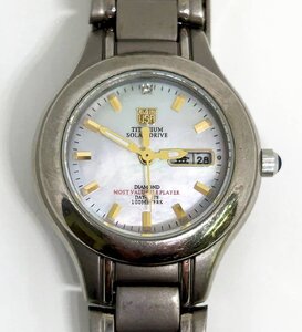 【12-6】エルジン ELGIN FK-1252-C レディース ソーラー 腕時計【質屋出店】