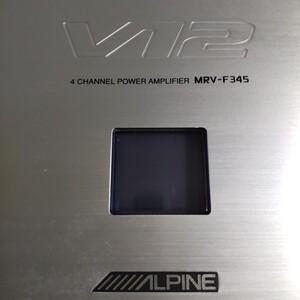 送料無料！！アルパイン4チャンネル・パワーアンプ◇MRV−F345◇ALPINE★V12★中古