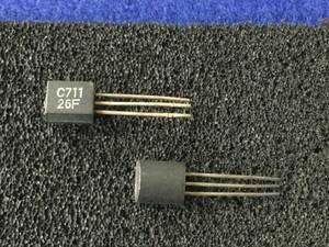 2SC711-F 三菱トランジスタ C711 [21PoK/287155MS] Mitsubishi Transistor ２個