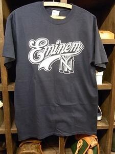 美品 EMINEM S/S ユニフォームTシャツ SIZE M ネイビー エミネム