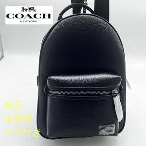 【1円スタート】コーチ　COACH coach メンズ　バッグ　レザー　ショルダー　ボディ　ウエスト　正規品　新品　未使用　タグ付　ブラック