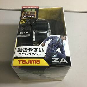 【未使用品】□タジマ(Tajima) ハーネスZA 黒 Mサイズ AZAM-BK