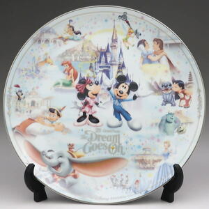 ディズニー　TDR25周年グランドフィナーレプレート　The Dream Goes On　東京ディズニーリゾート　2009年　ミッキー　ミニー他