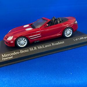 ミニチャンプス 1/43 400037131 メルセデスベンツ　SLR マクラーレン　ロードスター　2007 レッド