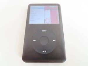 Apple iPod classic A1238 (第 6 世代) 80GB ブラック MB147J 難あり