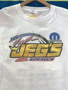 Jeg Coughlin Jr Tシャツ オハイオ州　レーシング　ドラッグレース　アメリカ　ビンテージ　世田谷ベース　企業　古着　アメカジ