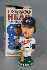 BOBBLE HEAD N.NAKAMURA BUFFALOES 中村紀洋 大阪近鉄バファローズ ボブルヘッド