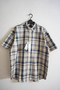 未使用 DAIWA PIER39 2021SS TECH BD FLANNEL PLAIDS S/S チェックシャツ 半袖 ダイワピア M