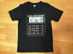 ユニクロ カシオ データバンク Tシャツ メンズMサイズ ブラック☆未使用品 UT