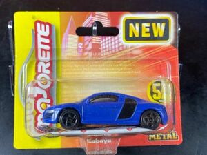 MAJORETTE マジョレット AUDI R8 アウディ 青 艶消し