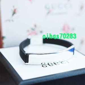 ♪即決♪新品　未使用 GUCCI　グッチ　ラバーブレスレット