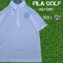 新品 FILA GOLF フィラゴルフ ポロシャツ 半袖 ゴルフウェア Ｌサイズ