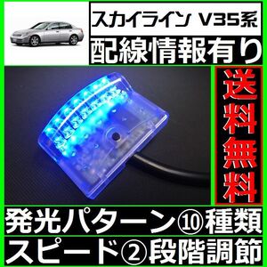 スカイライン V35系■本格ドアロック連動、LEDスキャナー青 純正キーレス装備車 汎用 7連 10×2パターン 加藤電機よりお薦め SCANNERS