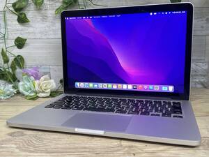 【良品♪】MacBook Pro 2015 Retina (A1502)MF843J/A[Core i7(5557U)3.1Ghz/RAM:16GB/SSD:512GB/13インチ]Montery 動作品