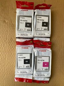 ★未開封★純正未使用Canonキャノン インクタンク PFI-107M PFI-107BK 4点★X409