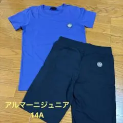 美品　アルマーニ　ジュニア　セットアップ　Tシャツ＆ハーフパンツ　14A