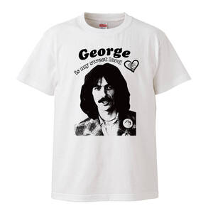 【XLサイズ 白Tシャツ】ジョージ・ハリスン George Harrison is my sweet lord Beatles ビートルズ レコード CD LP 7inch マイスウィート