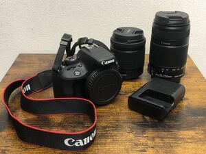 ■美品 動作確認済 EOS Kiss X7 DS126441 デジタル一眼レフカメラ ダブルズームキット Canon キヤノン キャノン